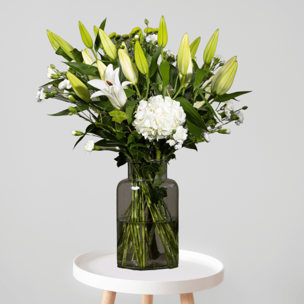 Hydrangeas and Lilies