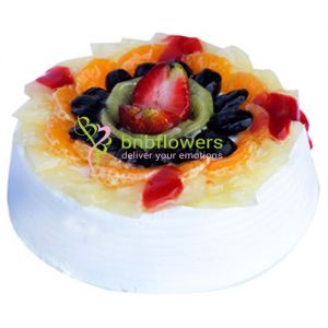 Round cherry Fruit Cake