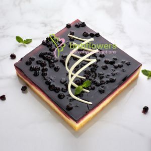 Square Blueberry Cake 