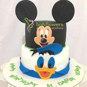 Mickey Mouse & Donald Cake 
