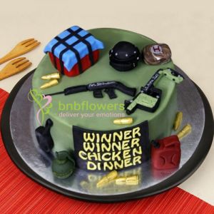 Pubg Chicken Dinner Cake