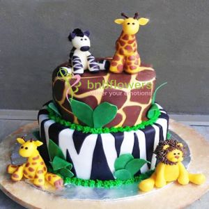 Wild Life Theme Cake