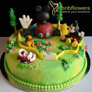 Fantasy of Jungle Theme Cake